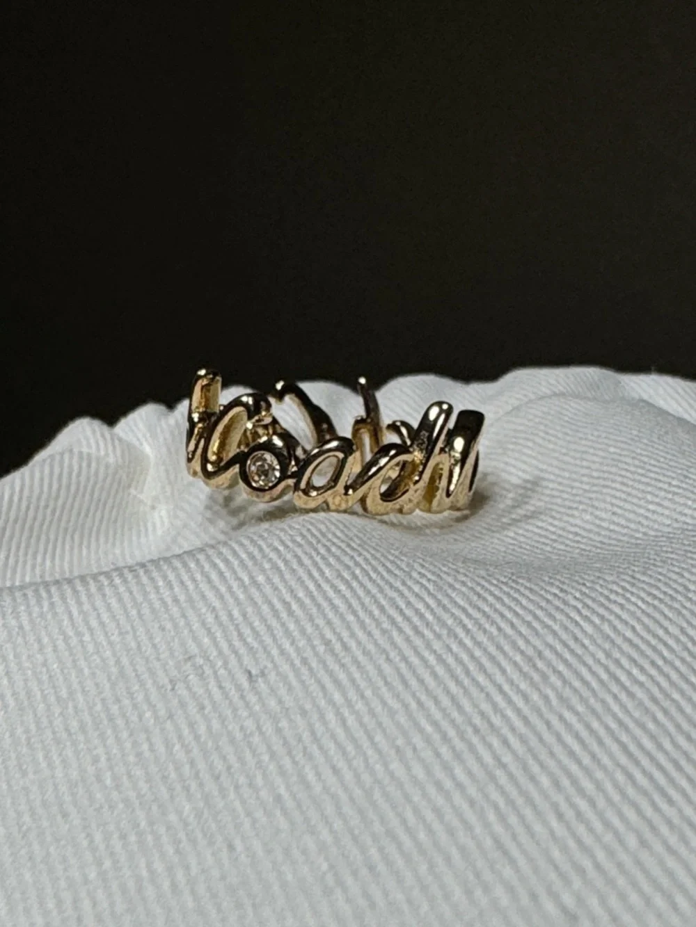 COACH SCRIPT RING - Picture 4 of 9